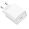 Chargeur Secteur Rapide 18W - Phonillico - Compatible iPhone 14/13/12/11 - USB-C - Blanc - 40g