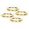 20Pcs Spring O Rings 1.61in Diameter 0.2in Thick Strong Copper Compact Spring Buckles for Keychain