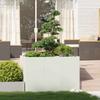 White Pot 120X80X80 Cm Steel