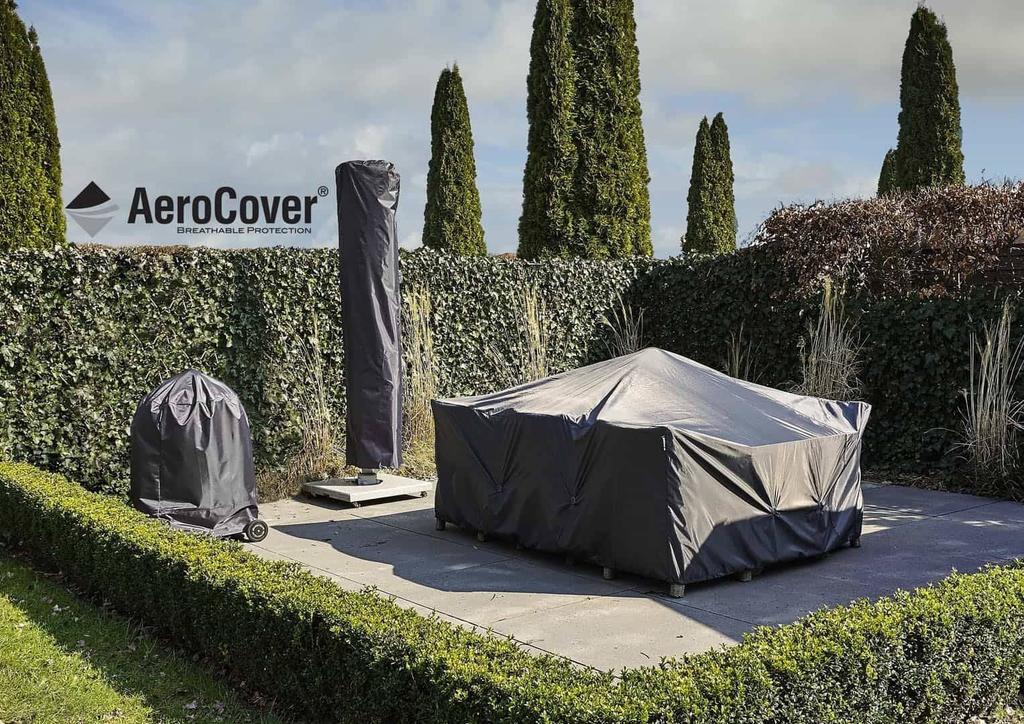Pokrowiec na meble ogrodowe 7930 150x180x85 aerocover szary homms