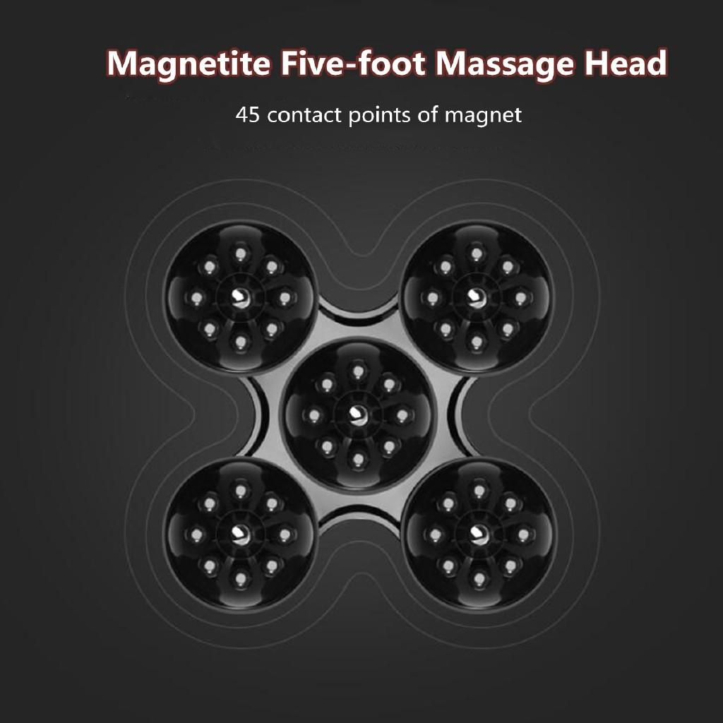 Handheld Electric Vibrating Neck Back Massager Relax Body Warm Moxibustion Nursing Device Multifunctiona Hammer Massager