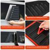 For BYD Leopard 8 Denza B8 Car C Pillar Decor Sticker Rear Window Black Panel Protector Exterior Modification