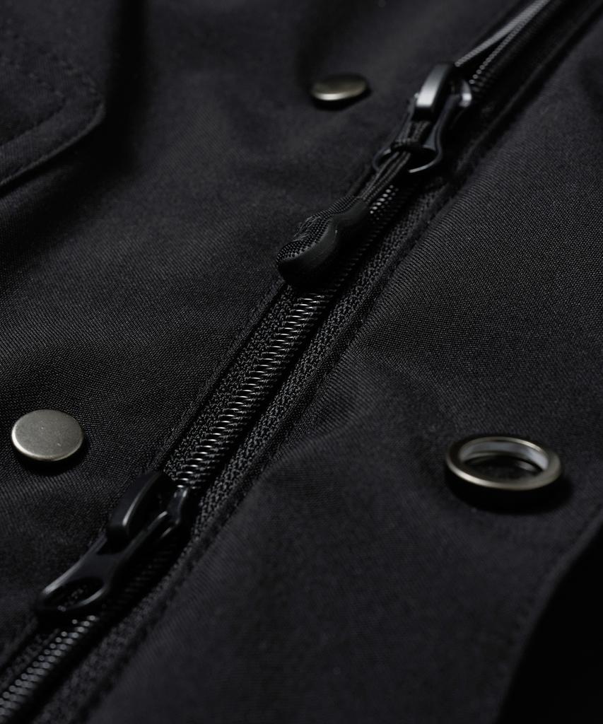 Brownbreath Tag Nylon Shell Hood Jacket - Black