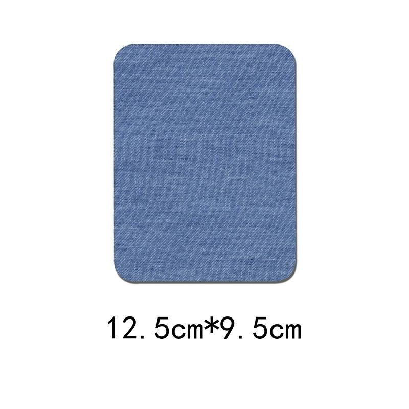100pcs Denim Patches for Jean Clothing DIY Fabric Iron On Patches Appliques Repair Jeans Pants Elbow Knee Apparel