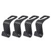 4Pcs Carbon Fibre Hook Car Seat Headrest Hook Auto Back Seat Organizer Hanger Handbag Clothes Bracket Car Interior Accessories