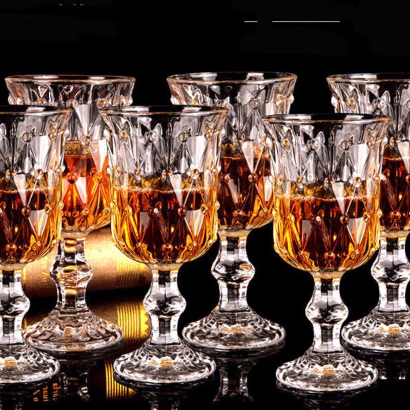 

Набір келихів Flavinmci з європейського кришталевого скла 6-pack 210ml Diamond Tall Cup Comes with Cup Brush