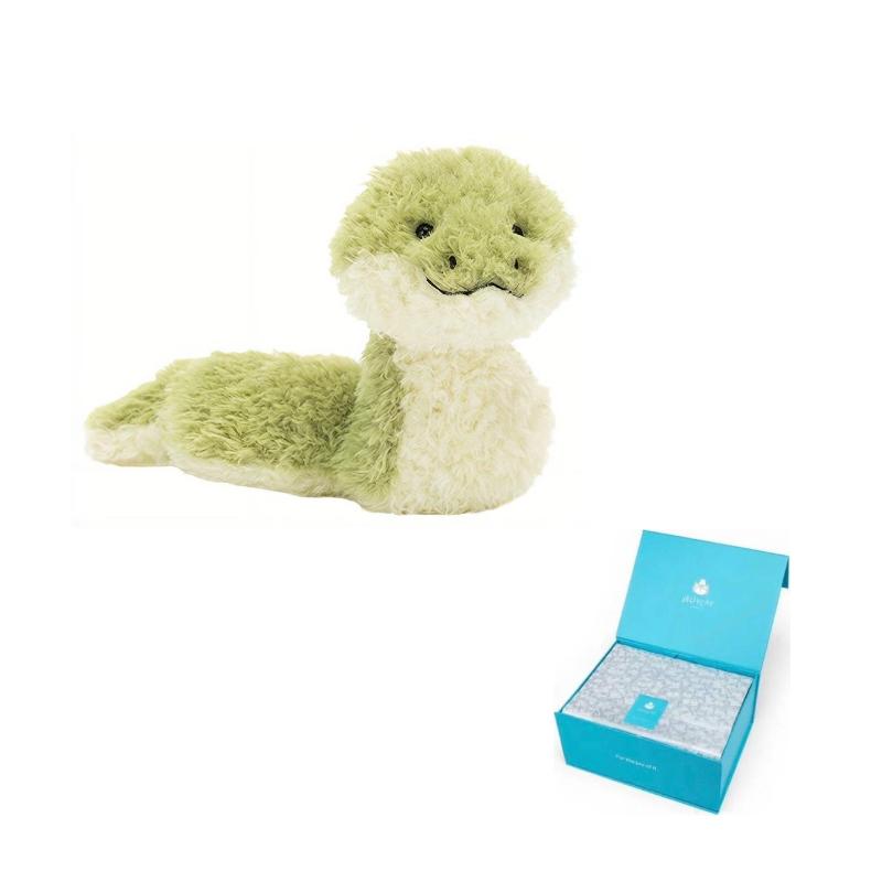JELLYCAT Amphibien & Krabbelserie kleine Schlange Beruhigungspuppe Plüschtier 16 cm hoch