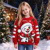 Sweatshirt de Noël pour Garçons et Filles, Haut Pull à Col Rond et Manches Longues
