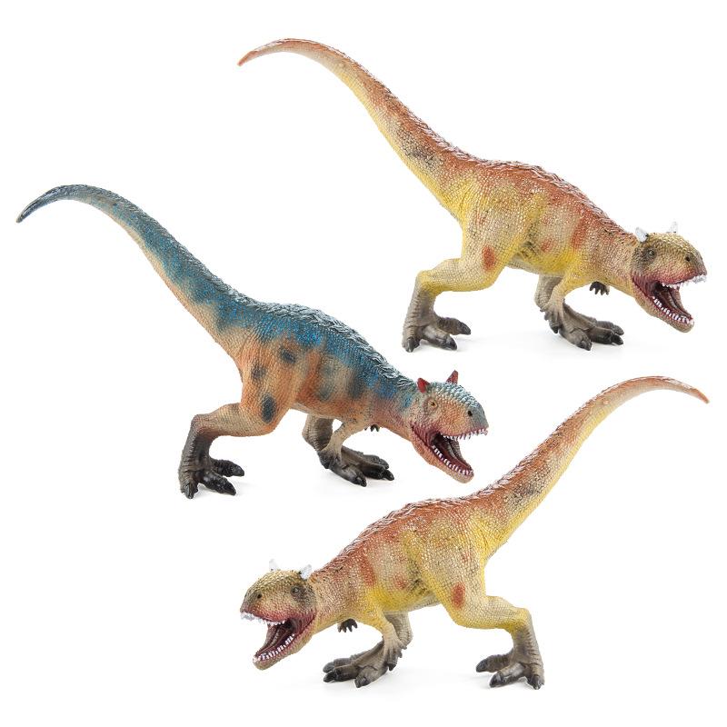 Herbivorous Dinosaur Model: Brachiosaurus & Triceratops Children's Cognitive Toy and Desktop Decoration