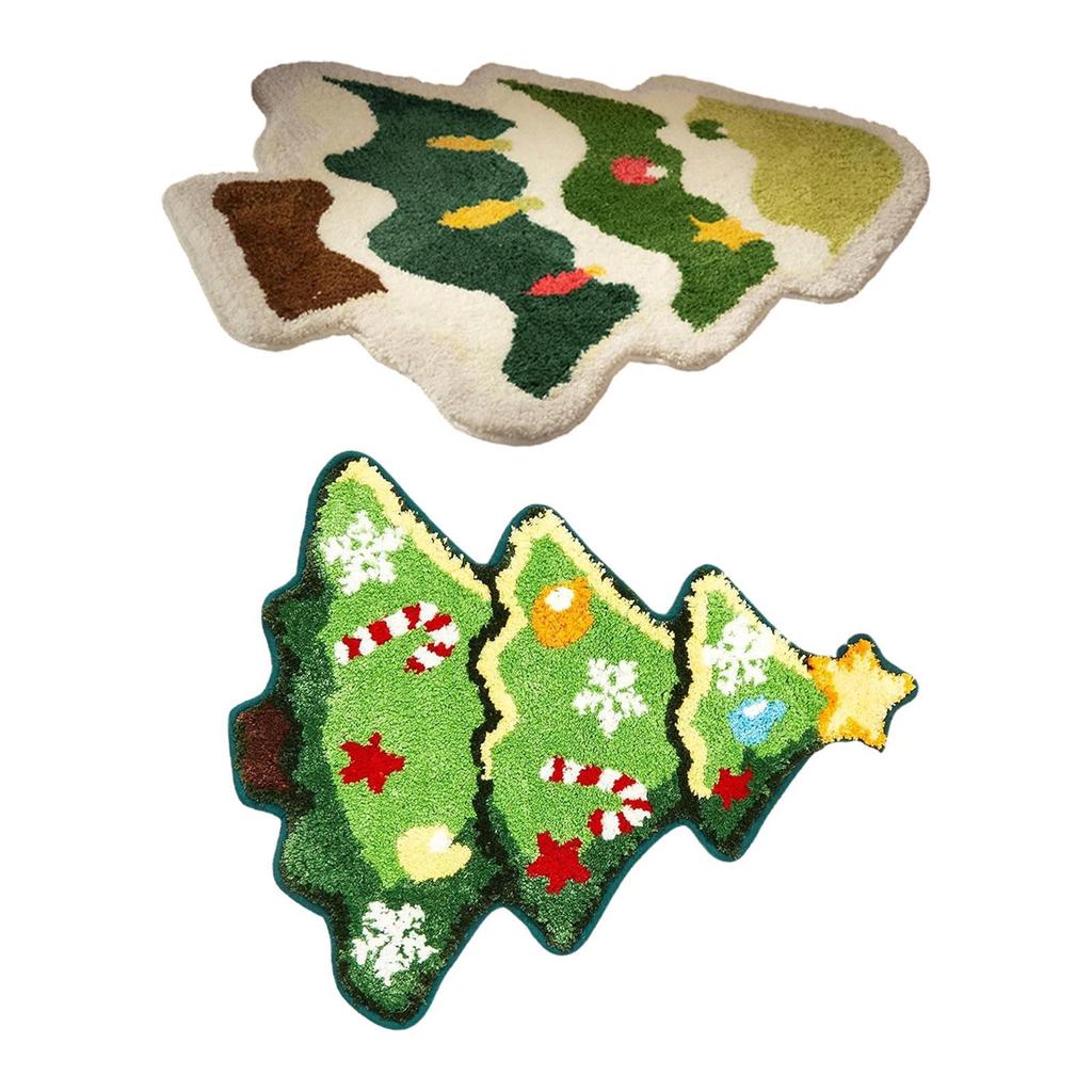 Christmas Rug Easy Clean Professional Soft Decorative Gifts Bathroom Rug