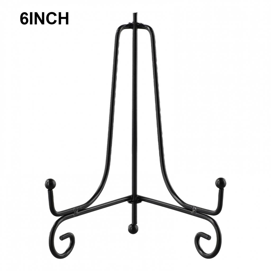 Storage Stand Tray Support Black Iron Plate Craft Book Holder