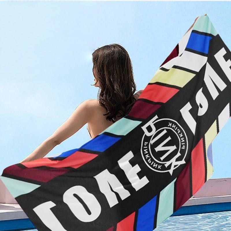 Sturdy Microfiber Sand Resistant Bath Towel Fast Absorbing Designs Travel Accessory