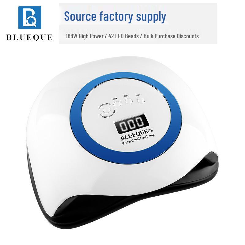 168W Fast-Drying UV LED Nail Lamp for Gel Curing and Baking