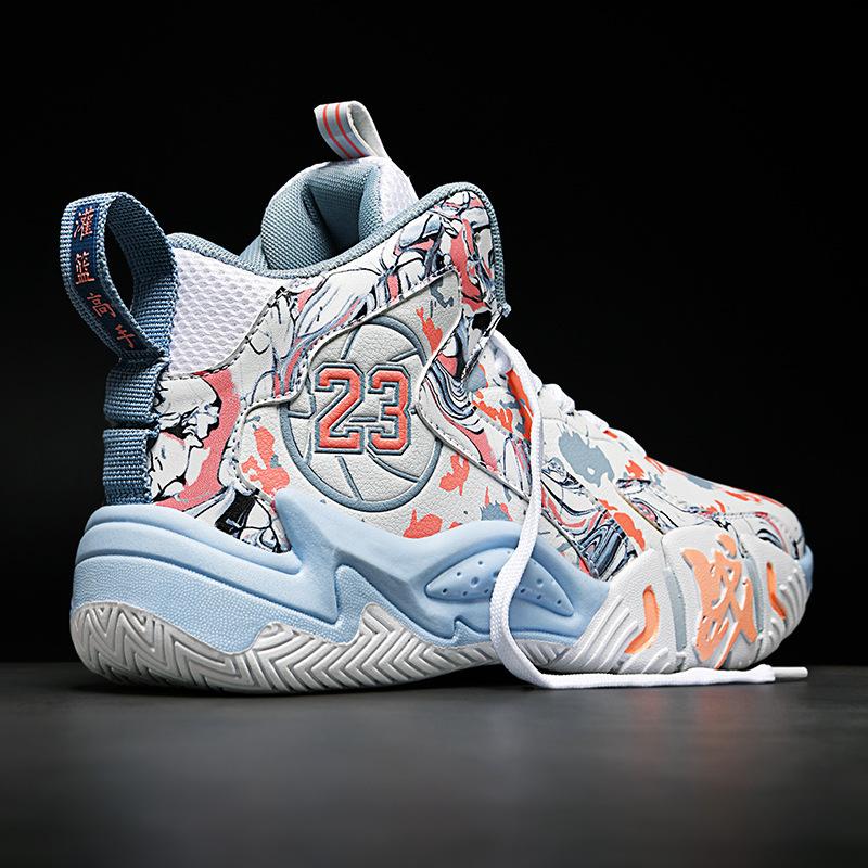 School season high-top basketball shoes men's boots children's actual combat training boys teenagers men's sports shoes 2025