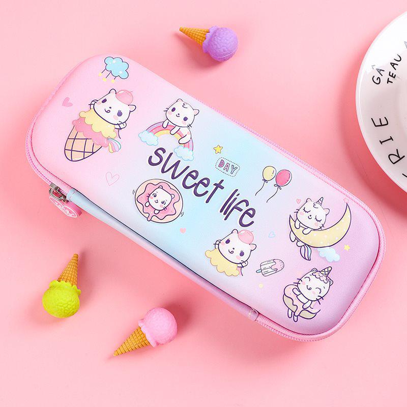 High-Capacity Korean-Style Pencil Case for Elementary Students