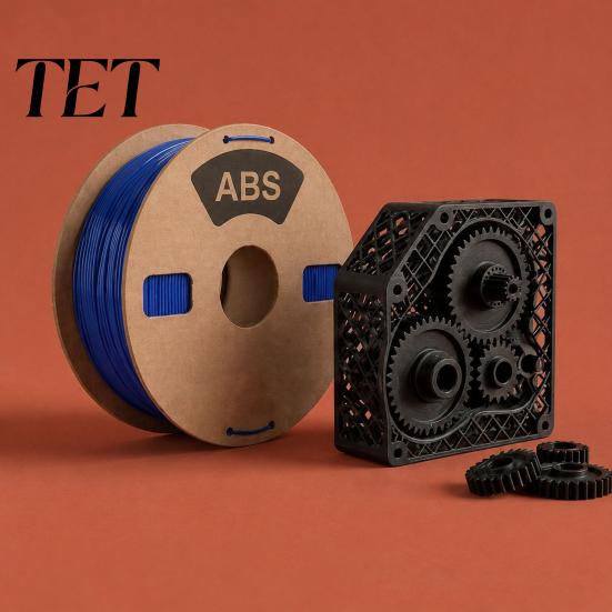 ABS Filament Roll 3D Printer 1.75mm, High Precision Impact Strong Heat Resistant Toughness Filament, for Fit Most FDM Printers