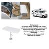 Wohnmobiltisch 460–700 mm höhenverstellbar, abnehmbares Bootstisch- und Basis-Set mit 2 Getränkehaltern für Wohnwagen, Yacht, Ponton, Deck