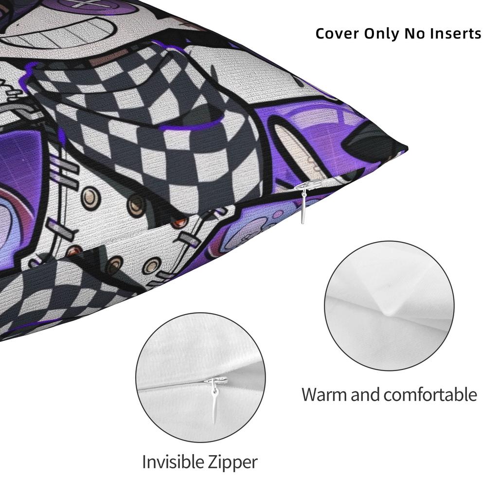 Anime Danganronpa Kawaii Pillow Cover Cute Funny Pillow Case For Sofa Home Decoration Design Cushion Cover Birthday Gift