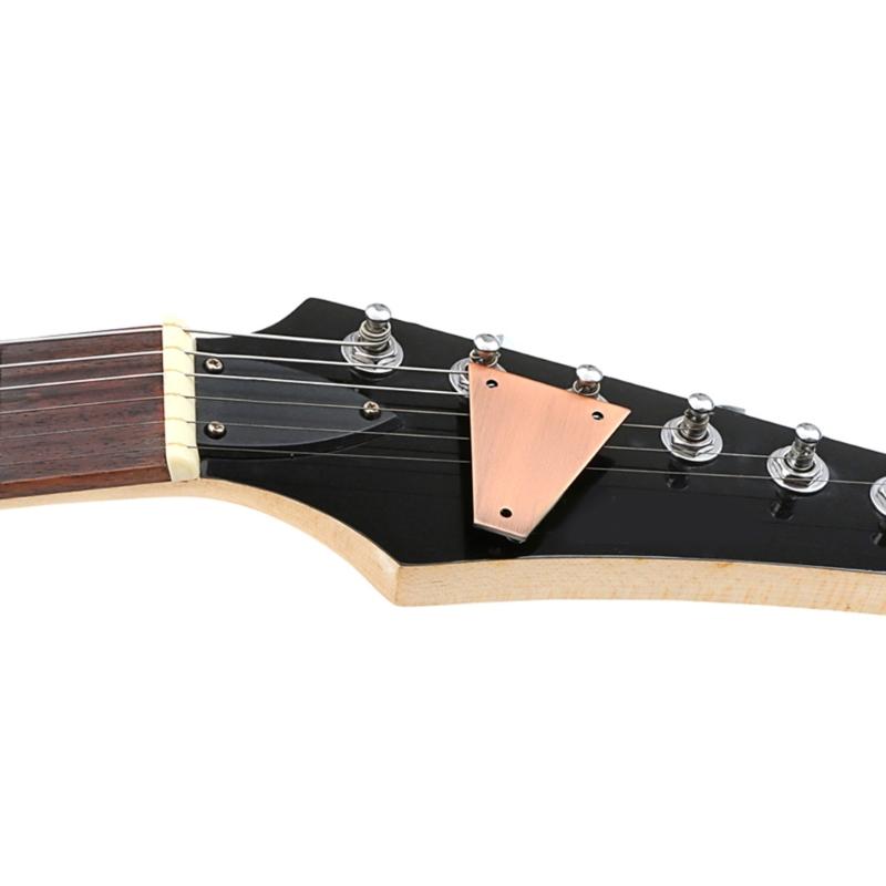 Professional Triangular Core Cover 3 Holes Metal Guitar Adjustment Rod Covers Electric Guitar Bass Replacement Parts