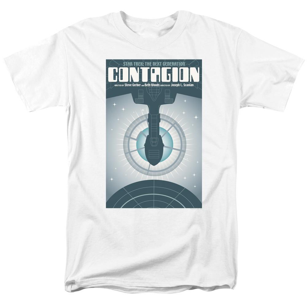 Star Trek - Tng Season 2 Episode 11 - Adult Unisex Short Sleeve T-Shirt - White M