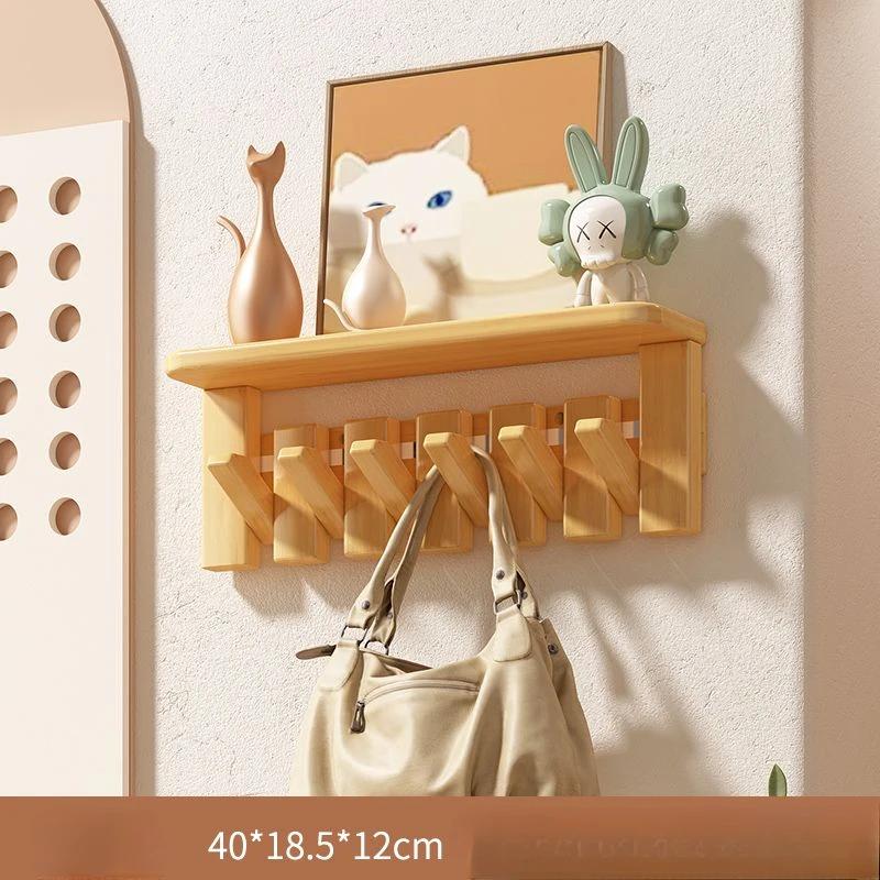 Modular wall Coat racks wooden multifunctional space saving Shelf Storage clothes hangers entrance hall Hanger Living room