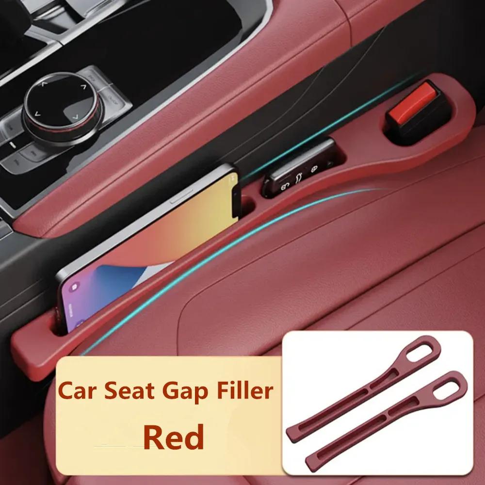 2 Stücke Autositz Lückenfüller Sitzspalt Aufbewahrungsbox Tasche zwischen den Sitzen Konsole Organizer Dekoration Innen Autozubehör