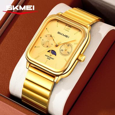 Fashion Qaurtz Watch Luxury Men's Watches Business Dress With Date Life Waterproof Steel Strap Classic Wristwatch
