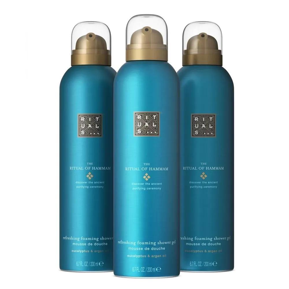 RITUALS Нидерланды Гель для душа пенящийся с аргановым маслом и эвкалиптом 200 мл x 3 шт.