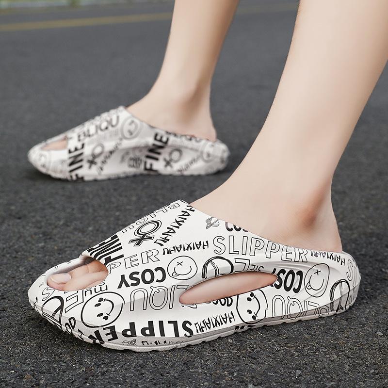 Módní trend Muži Boty Jednoduché žabky Lehké Přímořské pantofle Ležérní Muži Obuv Plážové sandály Pantofle Léto Volný čas Žabky s otevřenou špičkou