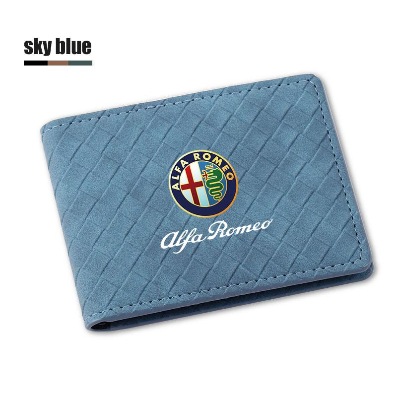 LMRGZ1 For Alfa Romeo Car Driver License Cover Leather Auto Driving Documents Case Credit Card Holder For Alfa Romeo 4C 159 166 Giulia