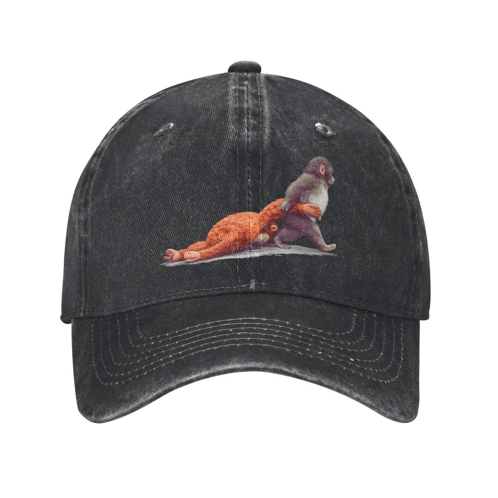 Monkey Punch Baby Graphic Little Punch Big Love Casual Baseball Cap Trucker Hat Summer Hot Sale FeUnisex Unisex Snapback Cap