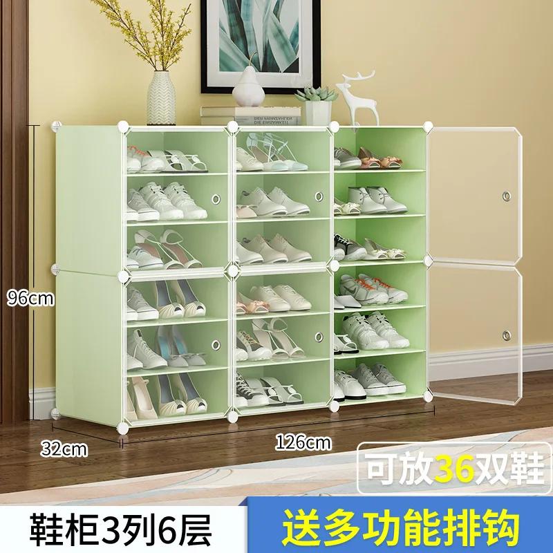 Rack Shoe Cabinet Organizer Storage Shelf Display Plastic Closet Holder Shoe Shelf Entrance Hall Furniture