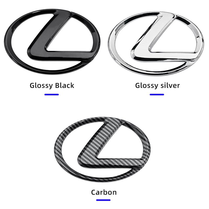 3D ABS Bil Frontgrill Bak Bagasjerom Emblem Erstatningsklistremerke for Lexus GS GX IS LS LX NX RX RX RX270 Ct200h IS250 ES 220D IS300