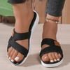 Women's Sandals Indoor Outdoor Summer Shoes For Women Summer Sandals Soft Low Heels Flat Sandalias De Mujer Beach Shoes Female