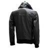 Lambskin Soft Stylish Men Black Jacket With Hoodie Genuine Lambskin Real Leather Handmade