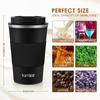 510ML Travel Mug Vacuum InsulatedCoffee Mug with Leak Proof Lid Stainless Steel Double Wall Reusable for Hot and Iced Coffee Tea