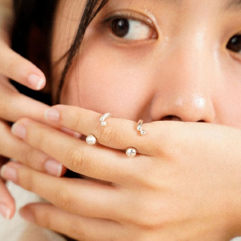 Moodydoo Baby dots ring