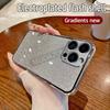 For IPhone 15 Pro Max Case Electroplating Soft Glitter TPU Cell Phone Back Cover IPhone 15 ProMax Phone Casing For Girl Woman
