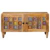 Coffee Table Natural 80 X 50 X 40 Cm Solid Mango Wood