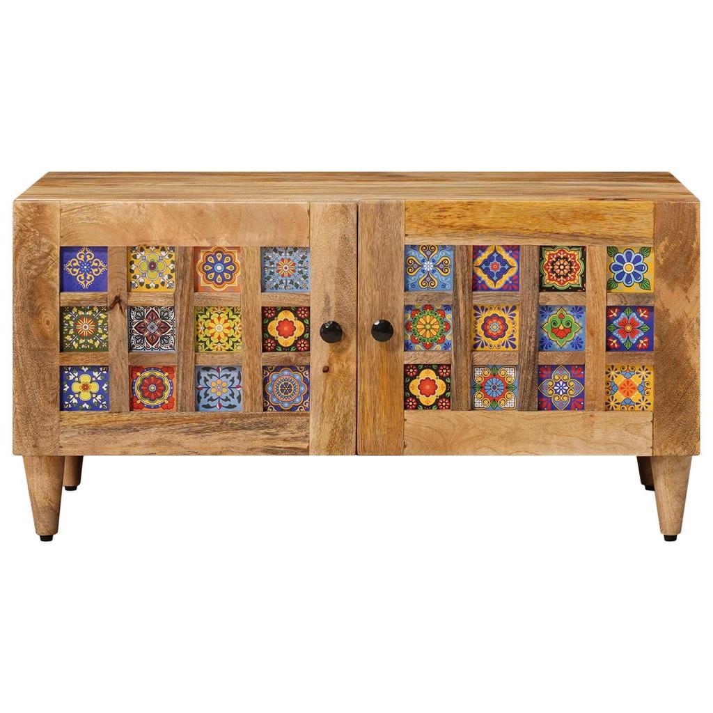 Coffee Table Natural 80 X 50 X 40 Cm Solid Mango Wood