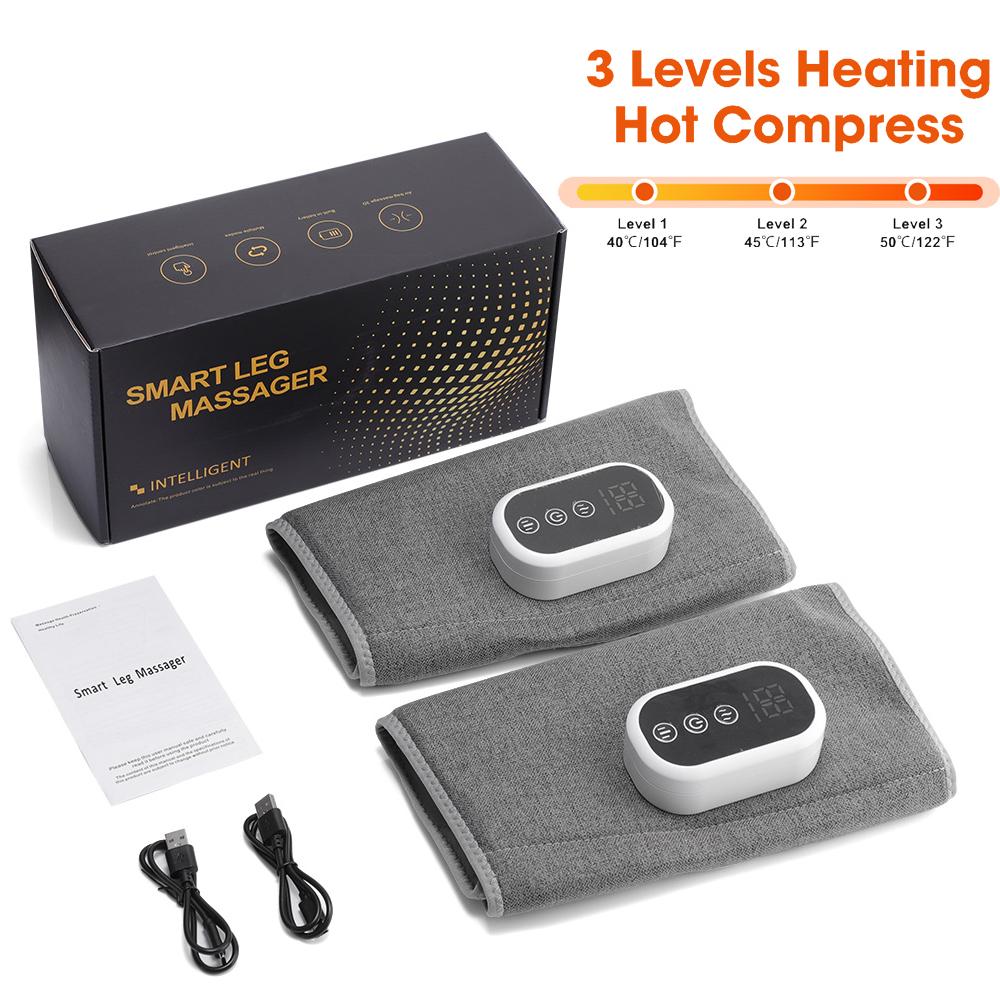 Pastsky 360° Air Pressure Calf Massager Machine 3 Mode Foot Leg Muscle Relaxation Promote Blood Circulation