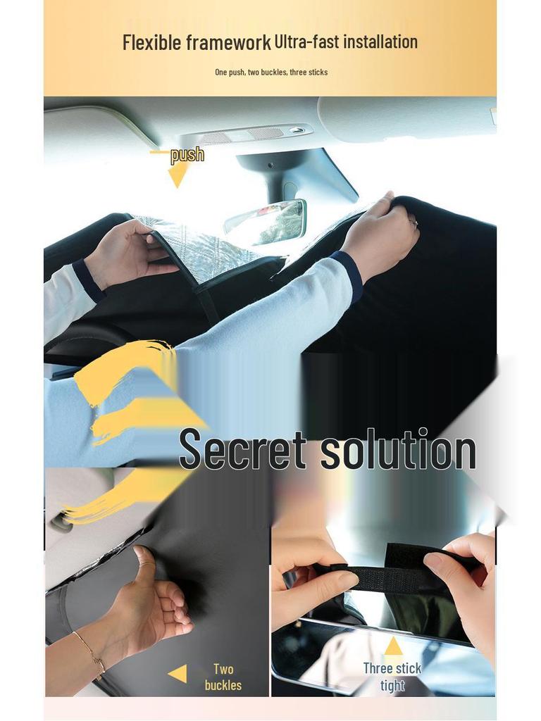 XPeng P7/P7i, G6, G9, G3, Mona M03 Frame-Type Car Front Windshield Sunshade