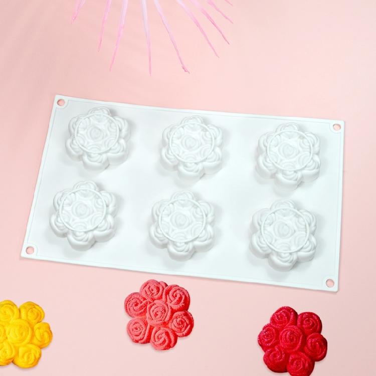 Bloomings Flower Silicone Molds Fondants Chocolate Molds DIY Mousse Cake Molds
