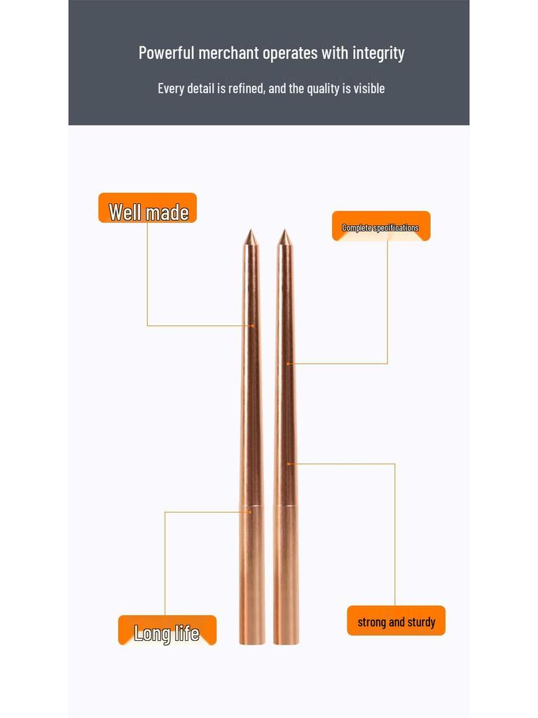 EDM Copper Electrode Rod - Fine Gate Submarine Red Copper