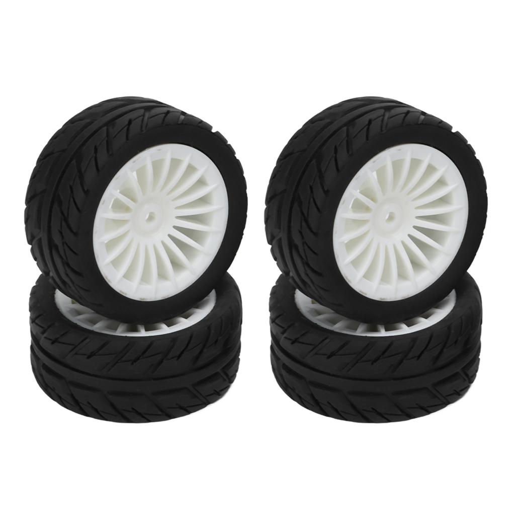 4Pcs Rubber Tire Strong Grip Powerful Buffering Racing Car Tires for UD1601 UD1602 UD1603 UD1604 UD1607 SG1603 SG1604