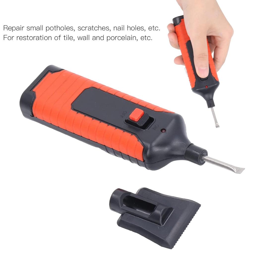 Tile Repair Kit, Porcelain Repair Kit, Ceramic Tile Repair Kit. Includes Electric Heating Pen and 8 Wax Blocks. Ideal for Repairing Cracks, Chips,