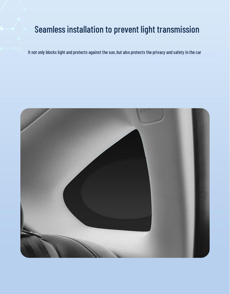 Compatible with Xiaopeng P7: Car Window Sunshade for Heat Insulation, Sun Protection, and Privacy.