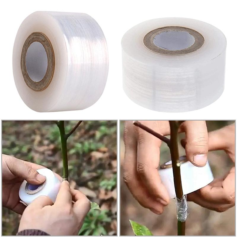 Pe Grafting Tape Film Self-Adhesive For Fruit Tree Nursery Plants Seedlings Vine Floristry Tomato Grafting Supplies Stretchable