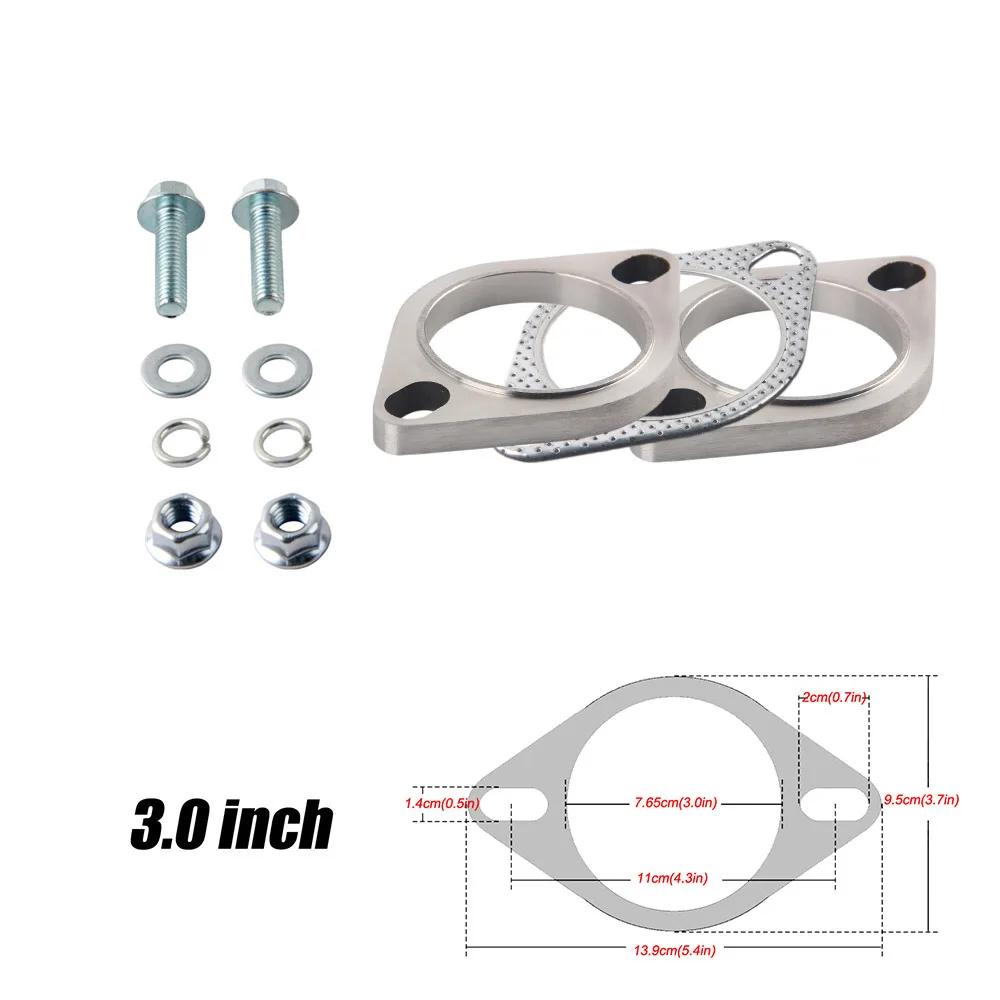 2.0/2.5 /3.0 Inch Stainless Steel Exhaust Muffler Weld Flange Connection Joint With Gasket