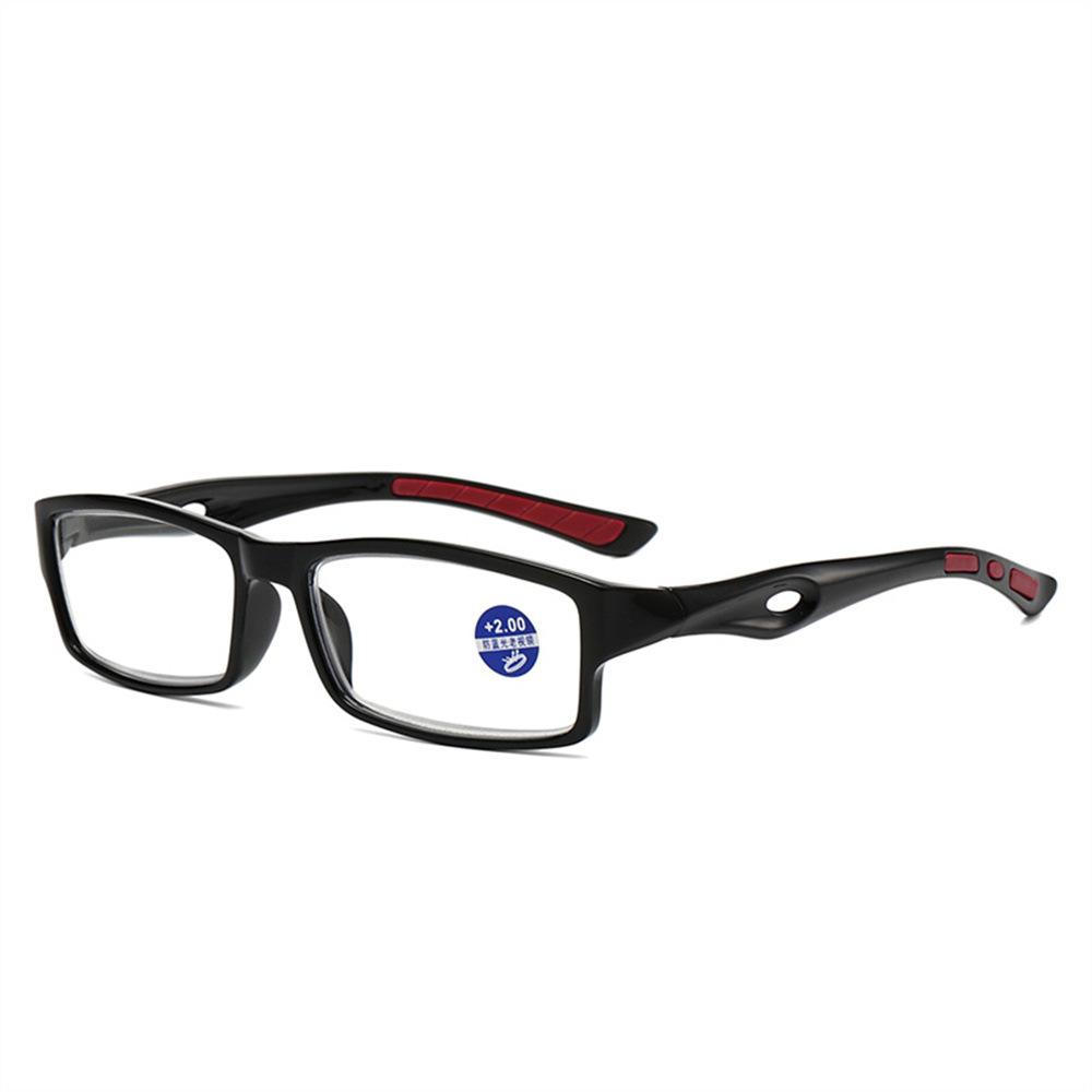 Non-Slip Sports Reading Glasses Anti-Blue Light Elderly Small Frame Reading Glasses Flat Light Reading Mirror